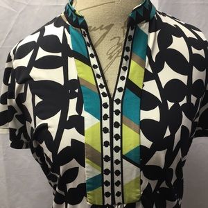 Short Sleeve V-Neck Tunic